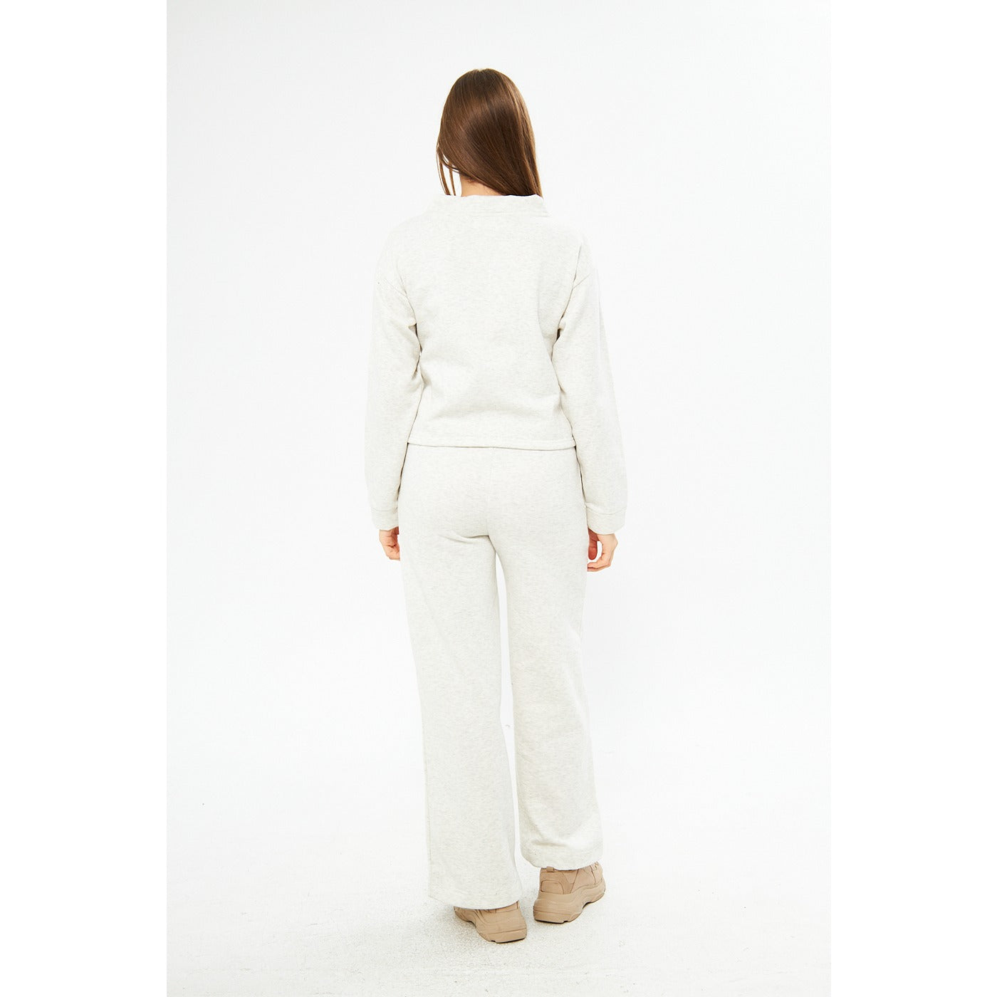 Offwhite Melange Co-Ord Set | Montivo Pakistan