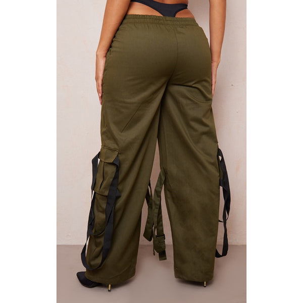 Khaki Utility Cargo Trousers | Montivo Pakistan