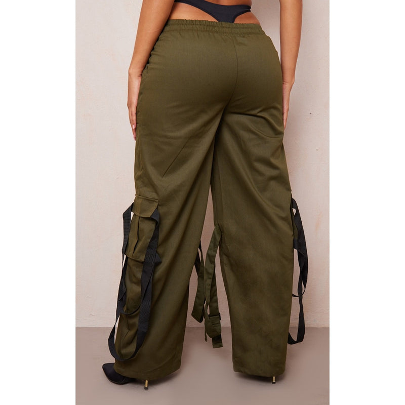Khaki Utility Cargo Trousers | Montivo Pakistan