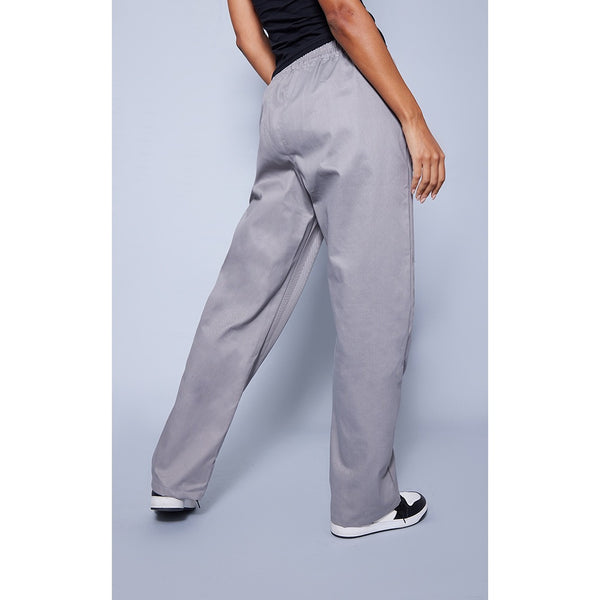 Grey Cargo Straight Leg Trousers | Montivo Pakistan