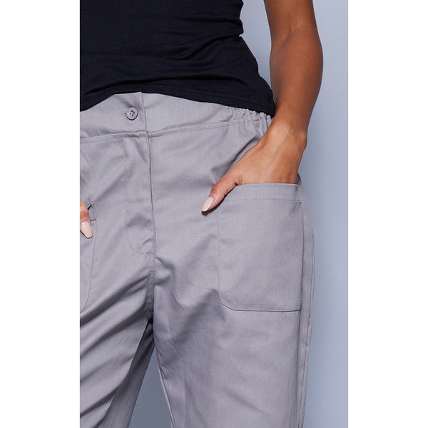 Grey Cargo Straight Leg Trousers | Montivo Pakistan