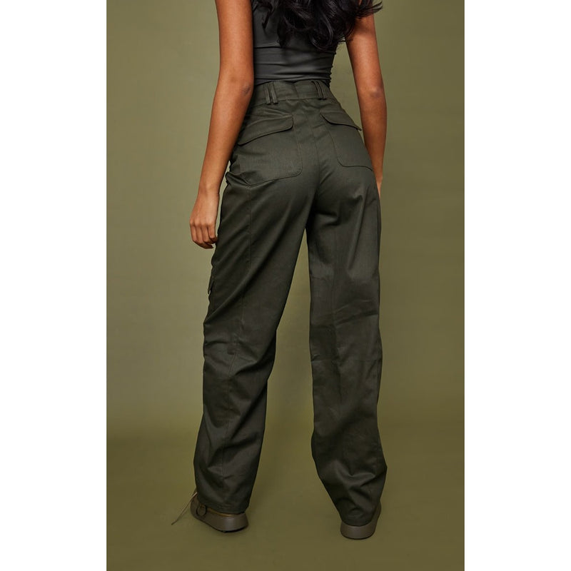 Khaki Cargo Pocket Trousers | Montivo Pakistan