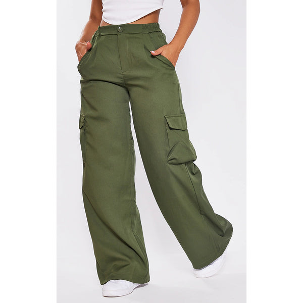 Khaki Tailored Utility Cargo Trousers | Montivo Pakistan