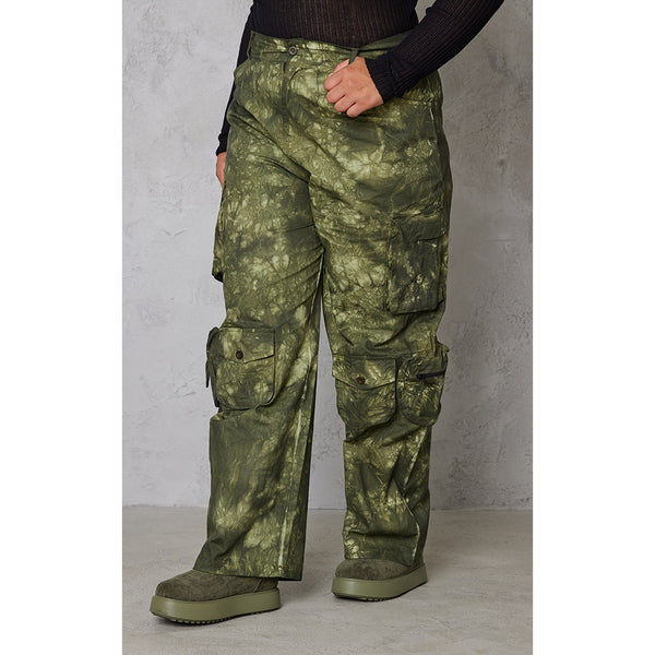 Dark Khaki Camo Cargo Trousers | Montivo Pakistan