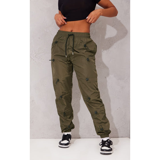 Khaki Shell Toggle Details Cargos | Montivo Pakistan