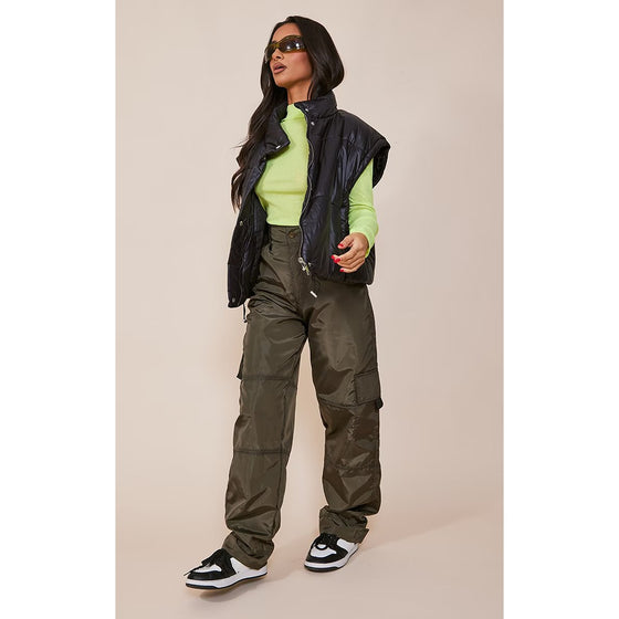 Khaki Straight Cargo Pocket Trousers | Montivo Pakistan