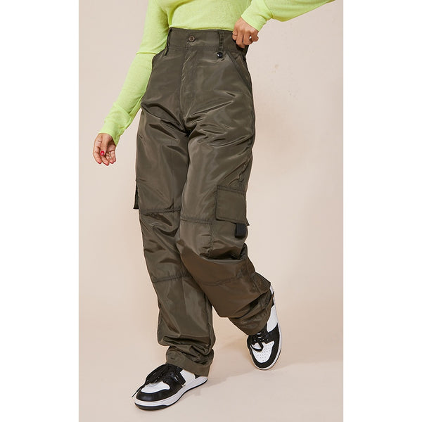 Khaki Straight Cargo Pocket Trousers | Montivo Pakistan