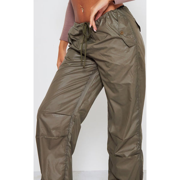 Tall Khaki Parachute Pants | Montivo Pakistan