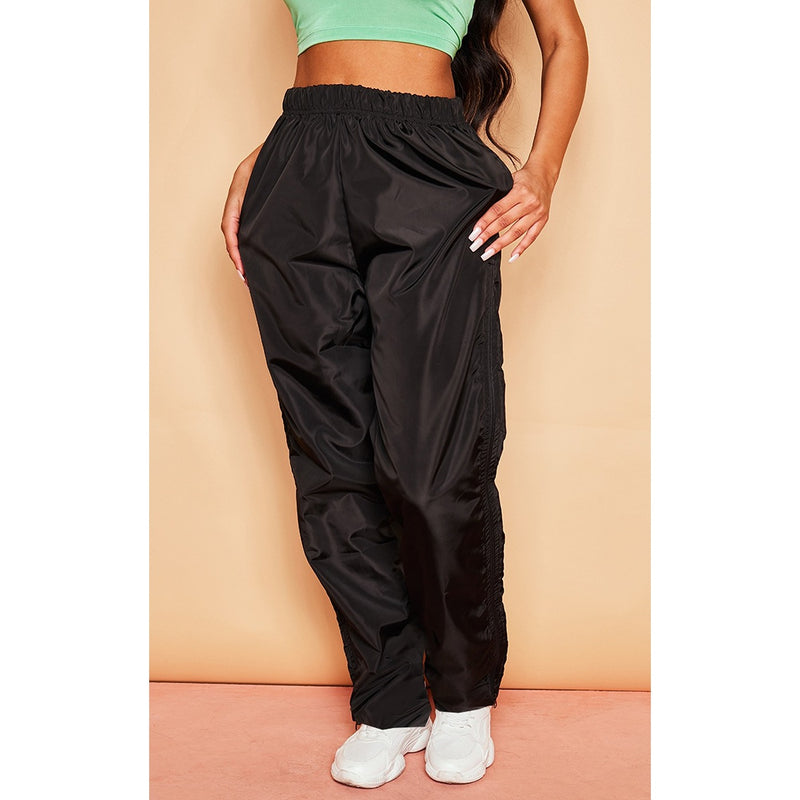 Black Shell Zip Detail Cargo | Montivo Pakistan