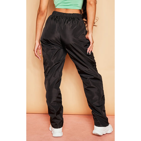 Black Shell Zip Detail Cargo | Montivo Pakistan