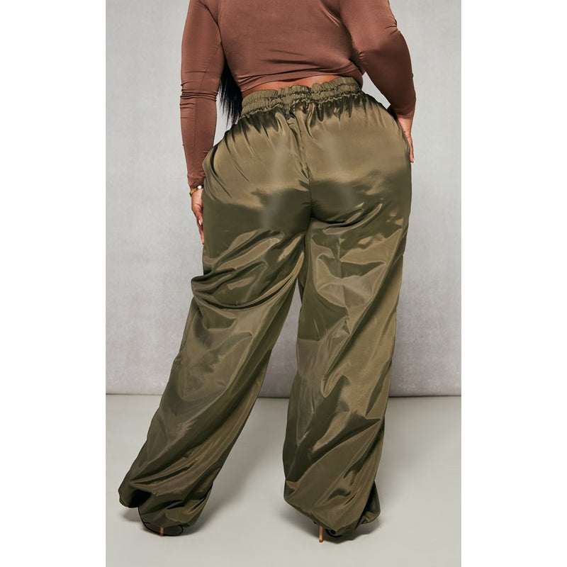 Khaki Toggle Detail Trousers | Montivo Pakistan