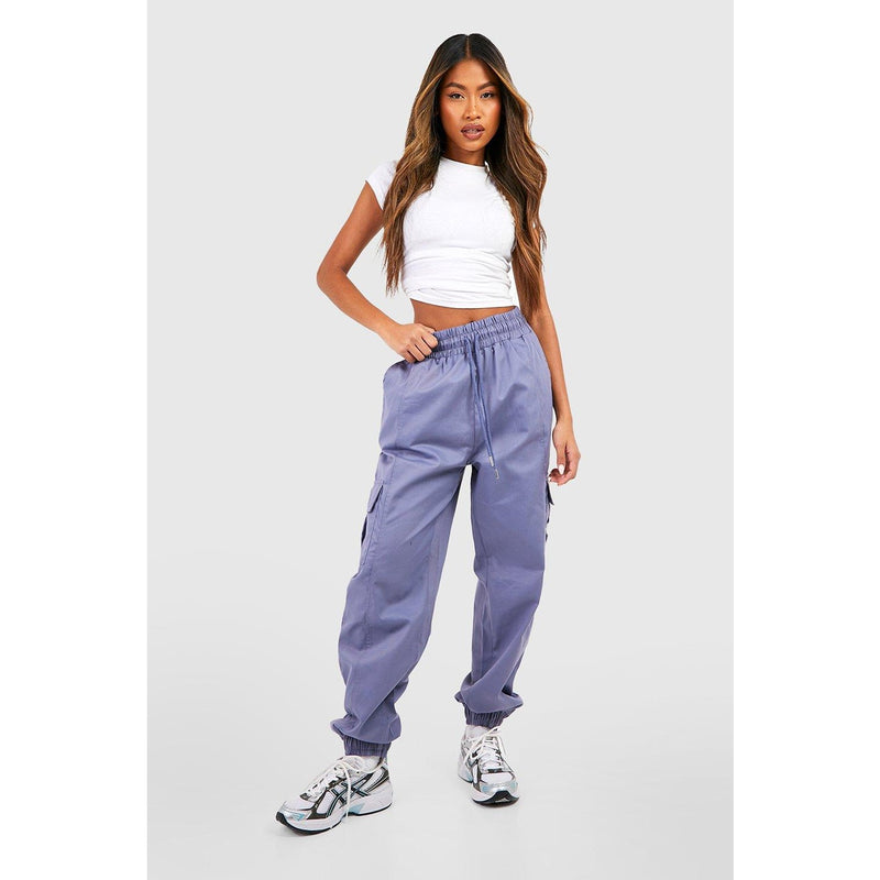 High Waisted Cargo Pocket Joggers | Montivo Pakistan