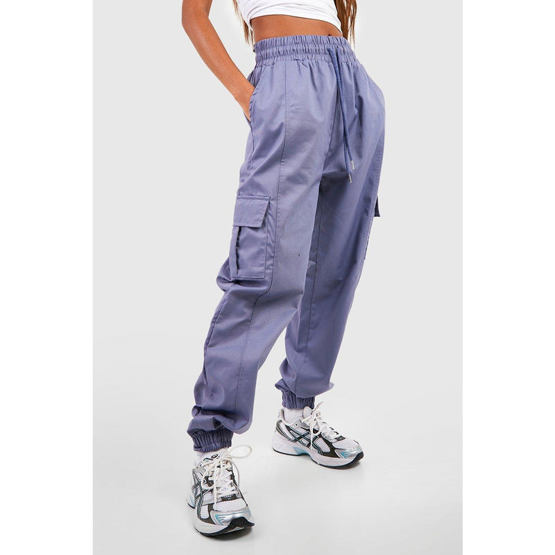 High Waisted Cargo Pocket Joggers | Montivo Pakistan