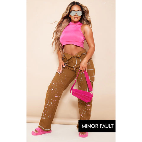 (Minor Fault) Paint Splatter Cargo Trousers | Montivo Pakistan