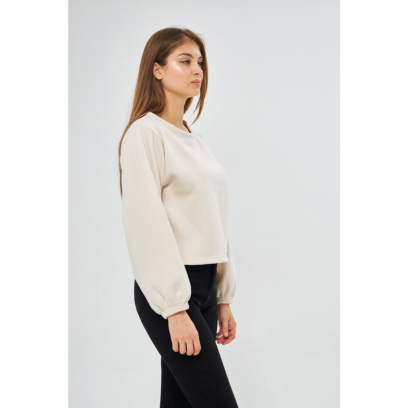 Offwhite Boatneck Oversized Sweatshirt | Montivo Pakistan