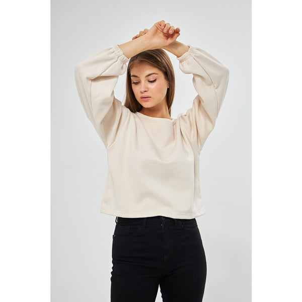 Offwhite Boatneck Oversized Sweatshirt | Montivo Pakistan