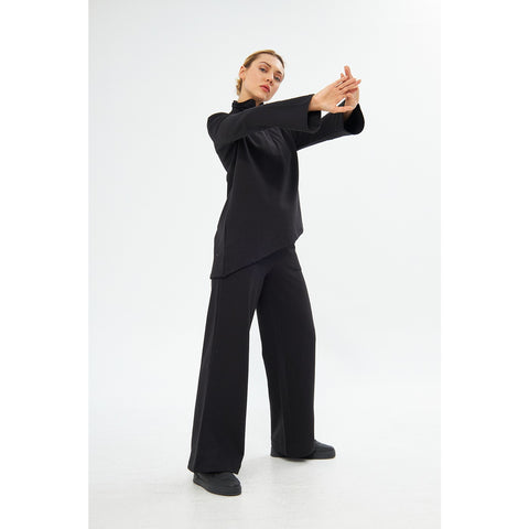 Black Solid Sweat Matching Set | Montivo Pakistan