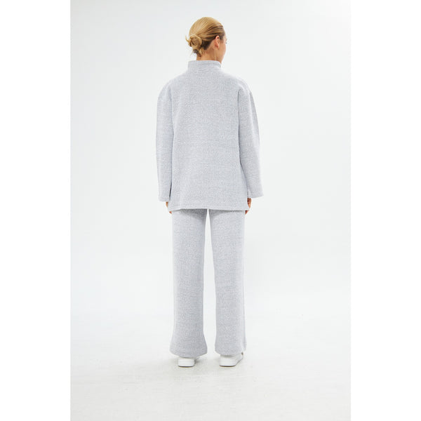 Grey Melange Sweat Matching Set | Montivo Pakistan