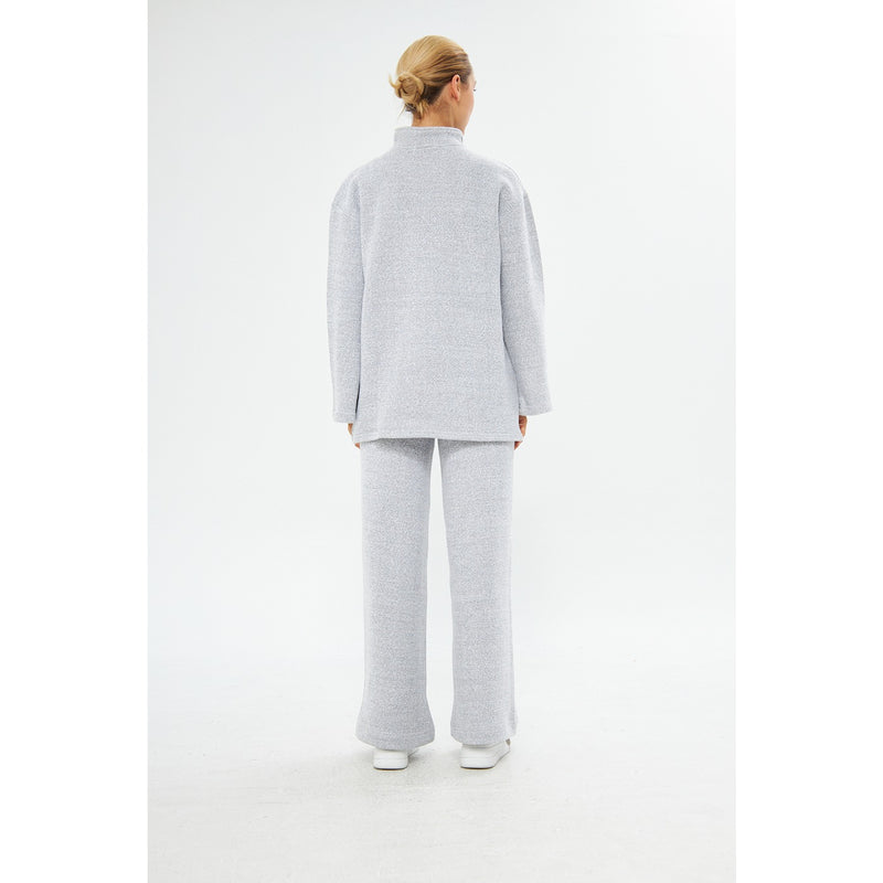 Grey Melange Sweat Matching Set | Montivo Pakistan