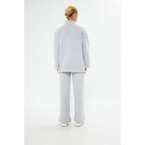 Grey Melange Sweat Matching Set | Montivo Pakistan