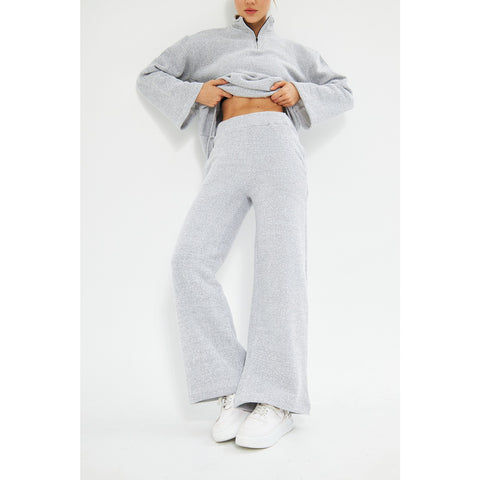 Grey Melange Sweat Matching Set | Montivo Pakistan