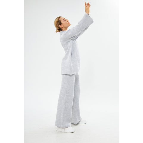 Grey Melange Sweat Matching Set | Montivo Pakistan