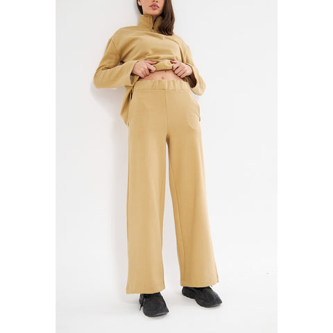 Beige Solid Sweat Matching Set | Montivo Pakistan