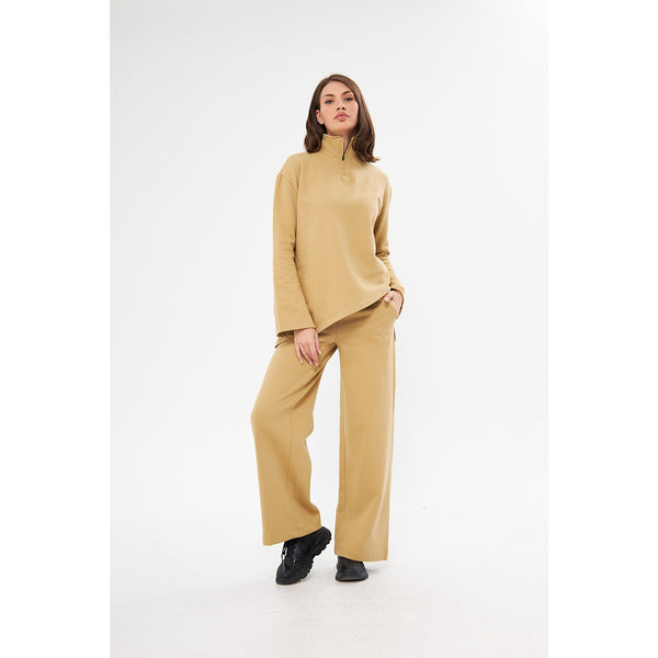 Beige Solid Sweat Matching Set | Montivo Pakistan