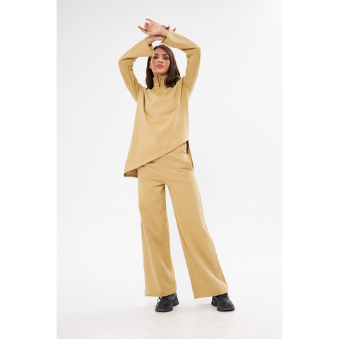 Beige Solid Sweat Matching Set | Montivo Pakistan
