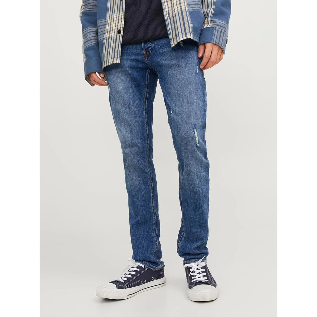 JJ Blue Slim Fit Ripped Jeans | Montivo Pakistan