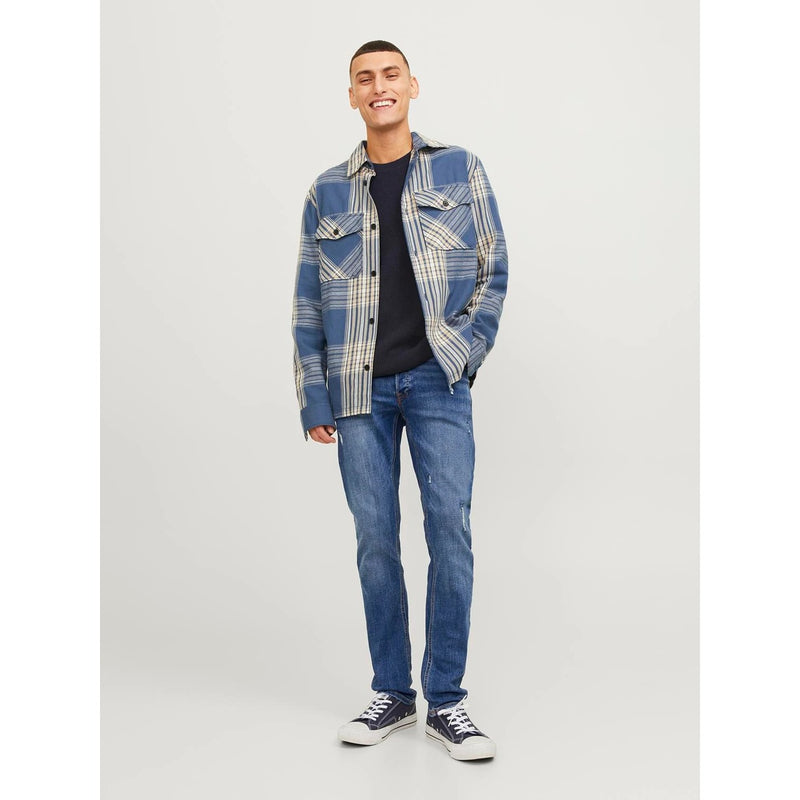 JJ Blue Slim Fit Ripped Jeans | Montivo Pakistan