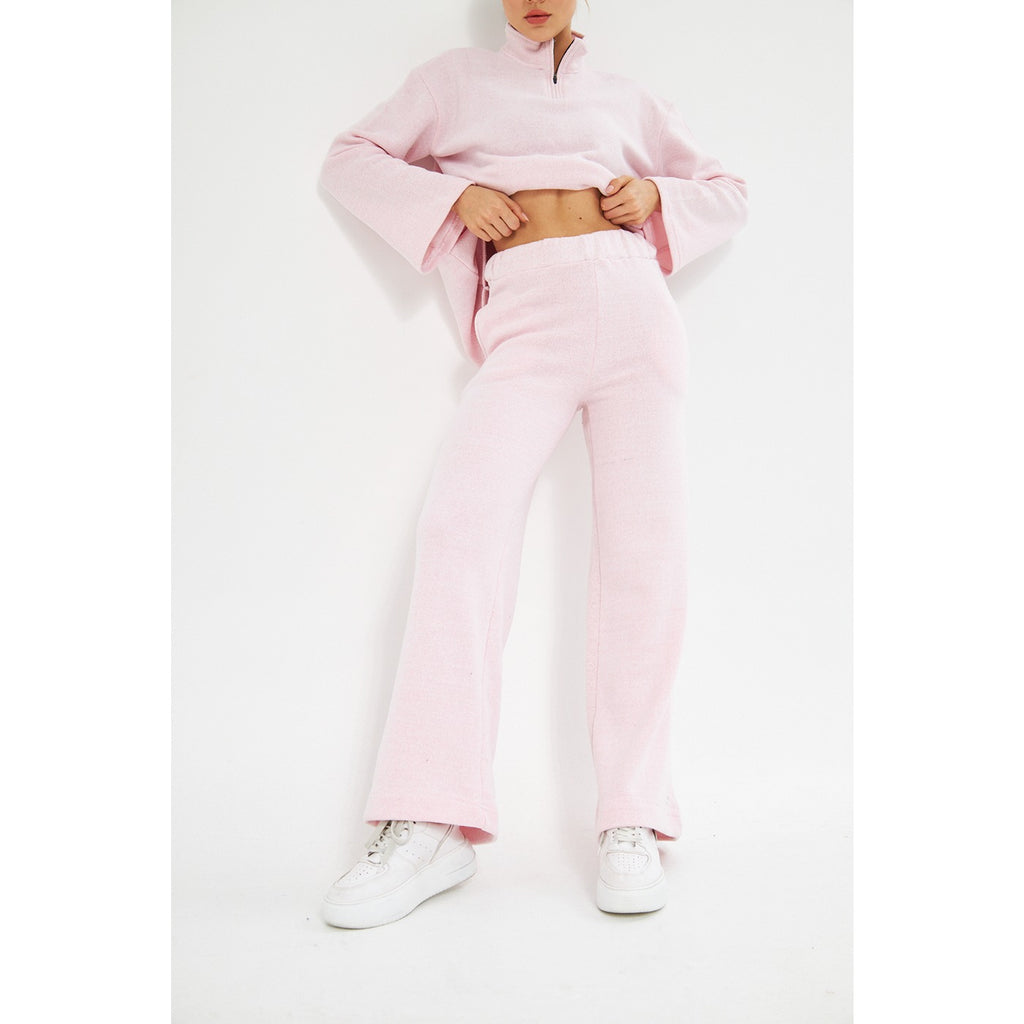 Pink Wide Leg Trouser | Montivo Pakistan