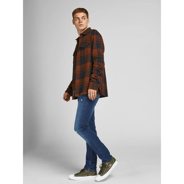 JJ Slim Mid Blue Button Fly Jeans | Montivo Pakistan