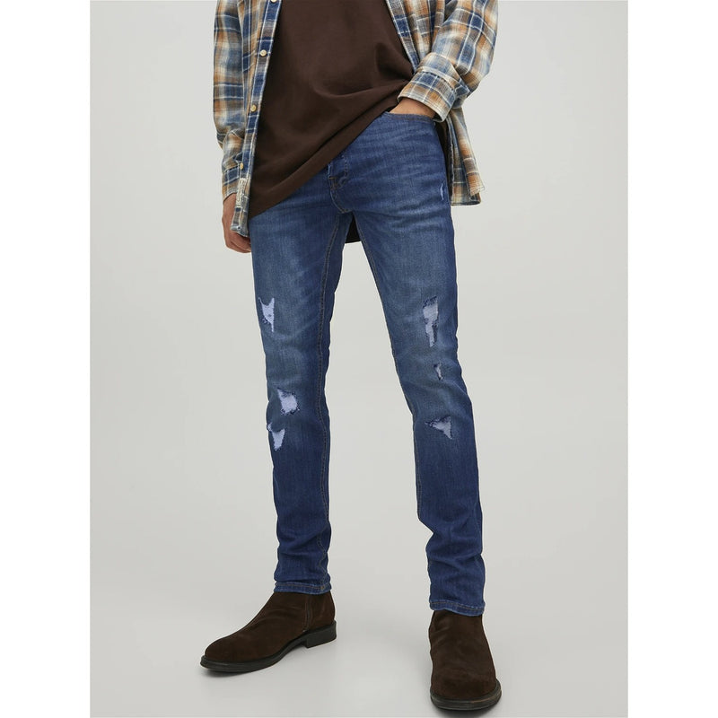JJ Blue Ripped Slim Jeans | Montivo Pakistan