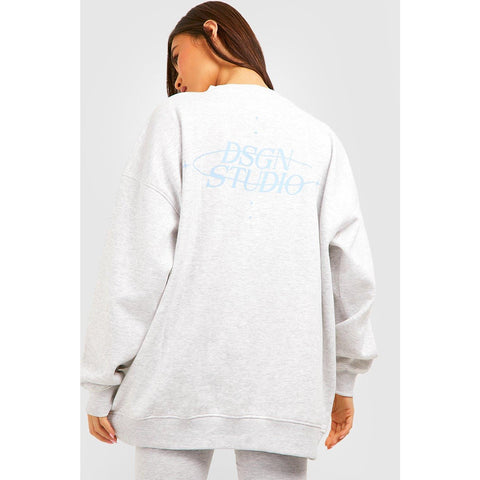 DSGN STUDIO Oversized Logo Sweatshirt | Montivo Pakistan
