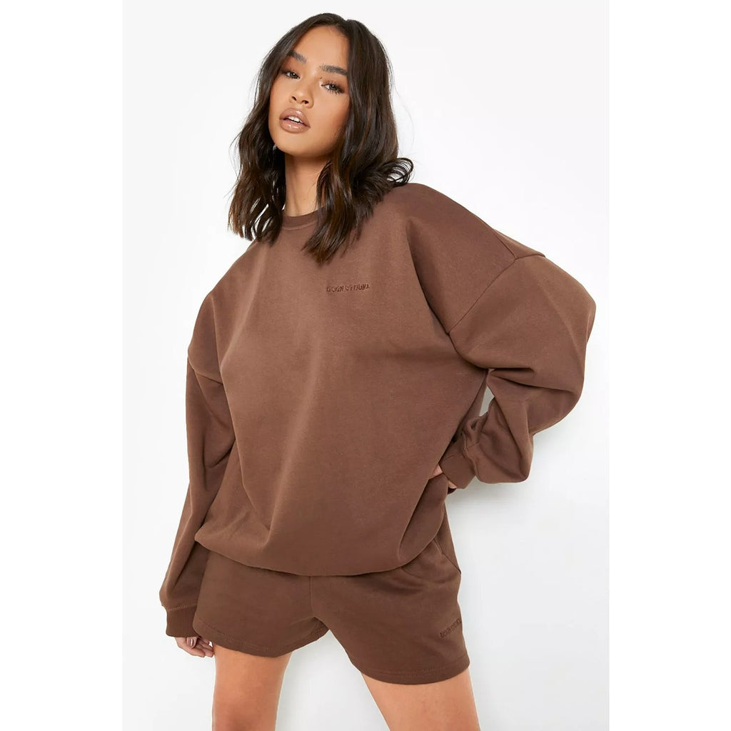 DSGN STUDIO Logo Chocolate Sweatshirt | Montivo Pakistan