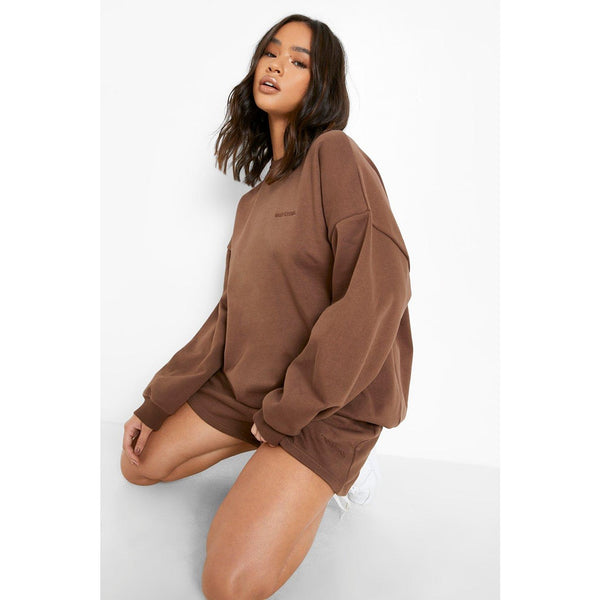 DSGN STUDIO Logo Chocolate Sweatshirt | Montivo Pakistan