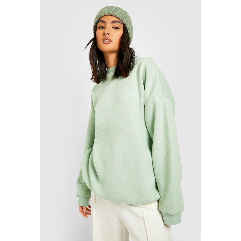DSGN STUDIO Logo Sage Sweatshirt | Montivo Pakistan