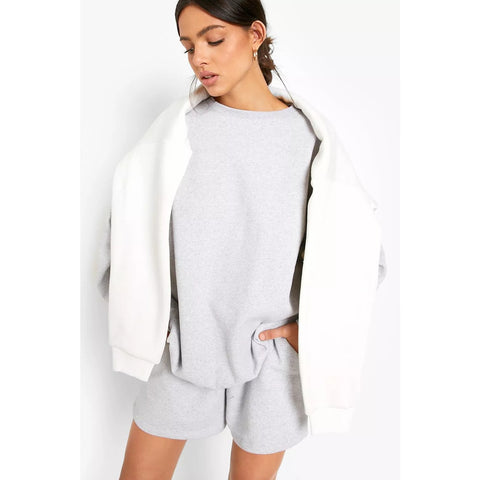 DSGN STUDIO Logo Grey Sweatshirt | Montivo Pakistan