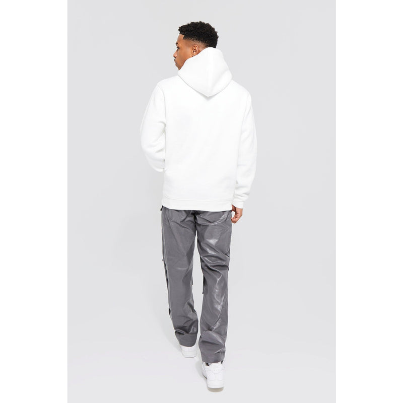 Limited Edition White Printed Hoodie | Montivo Pakistan