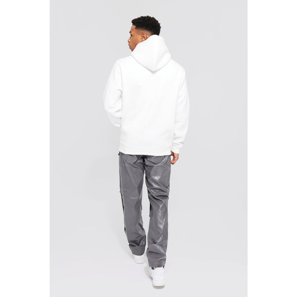 Limited Edition White Printed Hoodie | Montivo Pakistan
