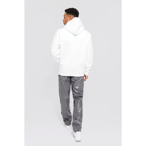 Limited Edition White Printed Hoodie | Montivo Pakistan