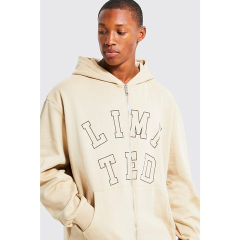 Lightweight Zip Thorugh Graphic Hoodie | Montivo Pakistan
