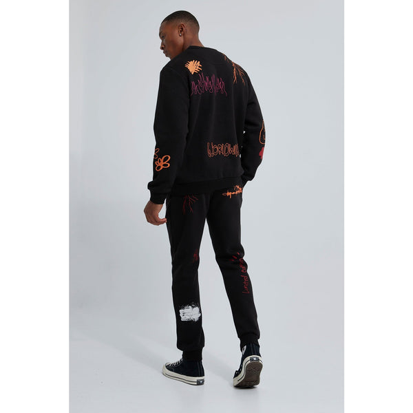 Official Graffiti Black Sweatshirt | Montivo Pakistan