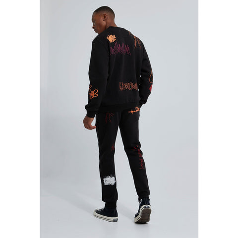 Official Graffiti Black Sweatshirt | Montivo Pakistan