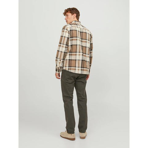 JJ Tapered Fit Dark Olive Jeans | Montivo Pakistan