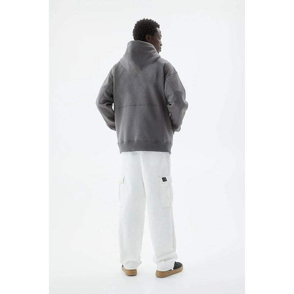 Grey Oversized Hooded Sweatshirt | Montivo Pakistan