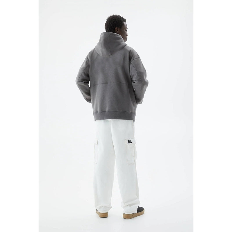 Grey Oversized Hooded Sweatshirt | Montivo Pakistan