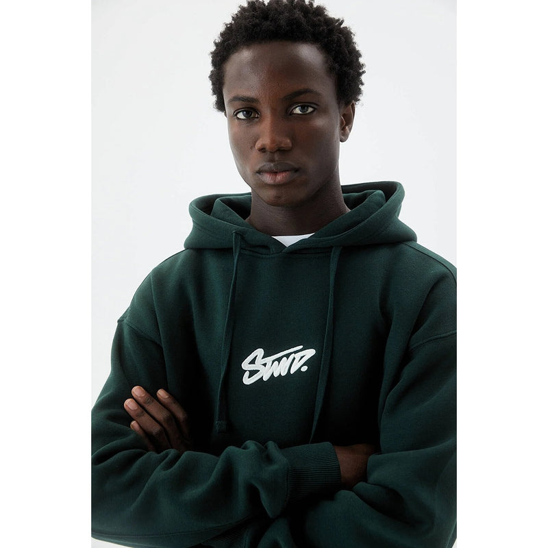 Green STWD Logo Hooded Sweatshirt | Montivo Pakistan