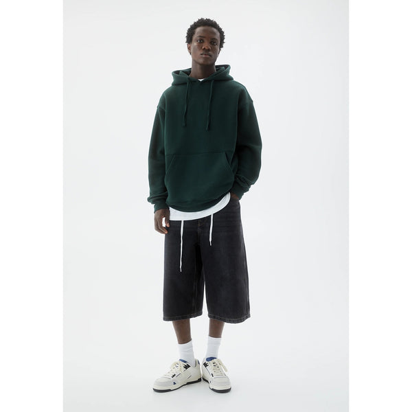 Green Oversized Hooded Sweatshirt | Montivo Pakistan